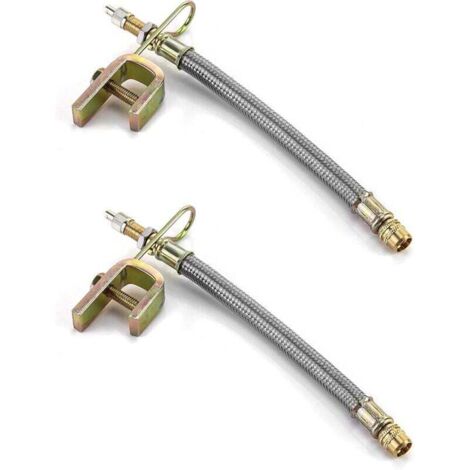 2er Set Flexible Reifenventil-Verlängerung 10 Cm – Gummi Mit Messing Für Auto, Motorrad & Fahrrad