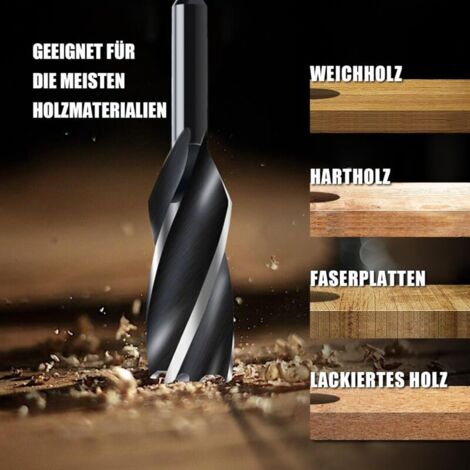 Spiralbohrer 20 x 230 mm, Weich- und Hartholz, mit Zentrierspitze und E