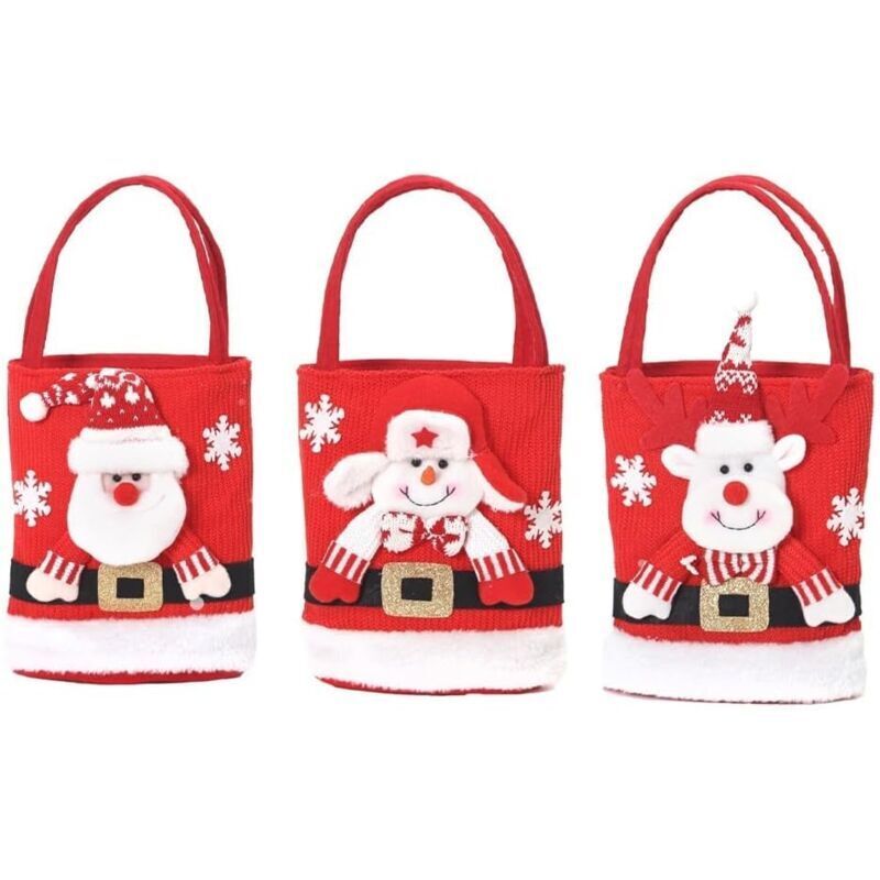 Set 28 Sacchetti Regalo Natale BlessedSeason - 6 Grandi, 10 Medi, 12 Piccoli Per Bomboniere