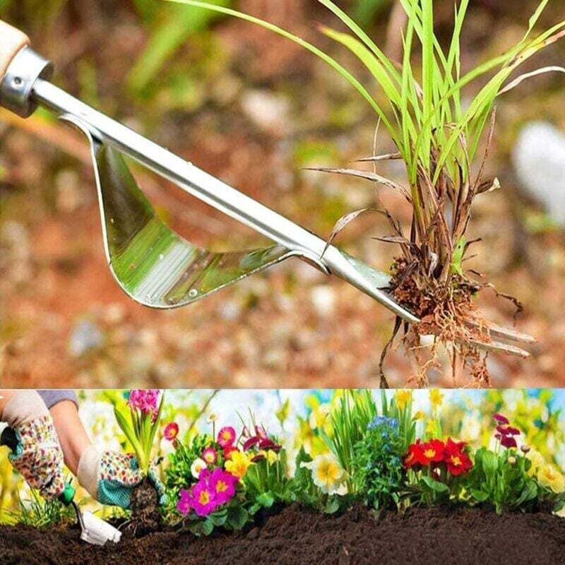 Set Sarchiatori In Acciaio Inox Con Guanti Artiglio - Per Diserbo E Giardinaggio - Foto 11