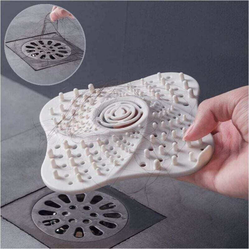 Tappo Per Vasca Con Filtro Capelli 2 In 1 - Universale Regolabile | Foro Di Scarico 38-44mm | Antintasamento - Foto 4