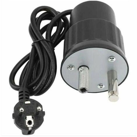 Motore Per Barbecue In Acciaio Inox 25 W – 220 V Con Spina Europea – Silenzioso Per Girarrosto