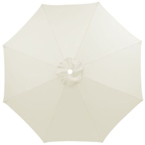 Baldacchino Ricambio Per Ombrellone 2,3m - Tessuto 500D Anti-UV, Colore Bordeaux, Per 8 Stecche - Foto 2