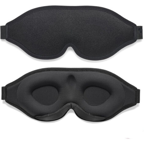 Masque De Nuit 3D Réglable - Zéro Pression Sur Les Yeux, Pour Dormeurs Latéraux, Inclus Bouchons D'oreilles - 5