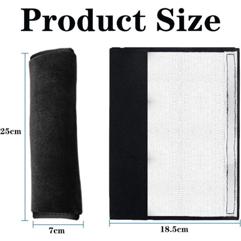 Paraspalle Per Cintura Di Sicurezza - 2 Pezzi, Velluto Morbido - Per Auto E Viaggi - Foto 5