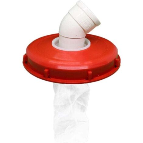 Coperchio IBC Con Filtro Lavabile Da 163 Mm E Raccordo A Gomito DN75 180° – Accessorio Per Serbatoio Acqua Piovana Con Filtro In Nylon Riutilizzabile - 2