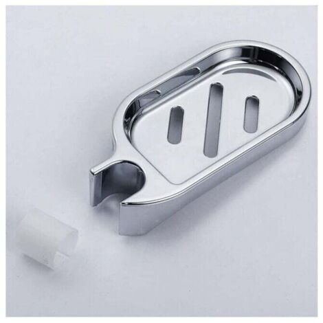 Design Amburgo Dispenser sapone bagno a muro autoadesivo | Dispenser sapone cucina | Porta sapone bagno | Accessori cucina | Vetro e acciaio inossidabile | Senza forare | Grigio Argento 250 ml (2x