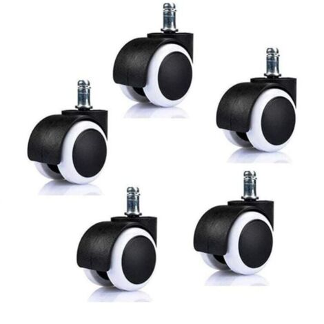 MroMax - Rotella con attacco filettato da 8 mm/10 mm, diametro 3,8 cm, MRO190802W-0058, Thread: diameter 8mm+length 15mm, 4pcs