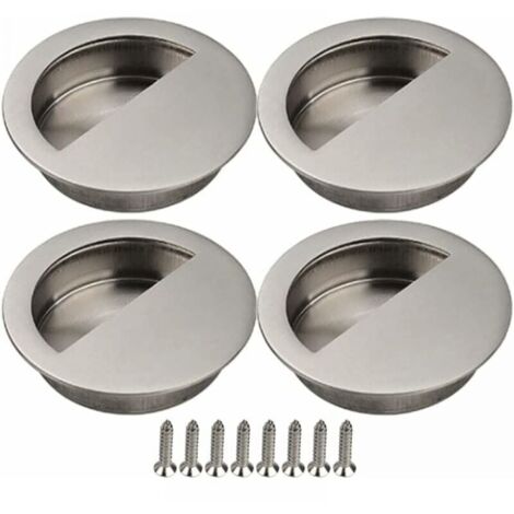 Maniglia Per Porta 2 Pezzi Maniglia Porta Esterna Per Impieghi Gravosi Maniglie Per Porta Dell'Armadio Maniglia Porta Scorrevole Manopole Per Cassetti Con Viti, Argento/212mm - Foto 3