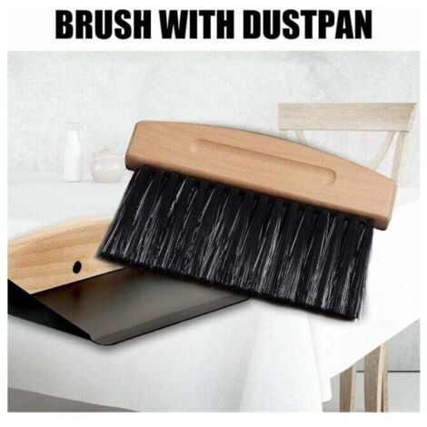 Set Scopa E Paletta In Legno - Mini Scopa Per Briciole, Per Pulizie Domestiche Precise - Foto 9