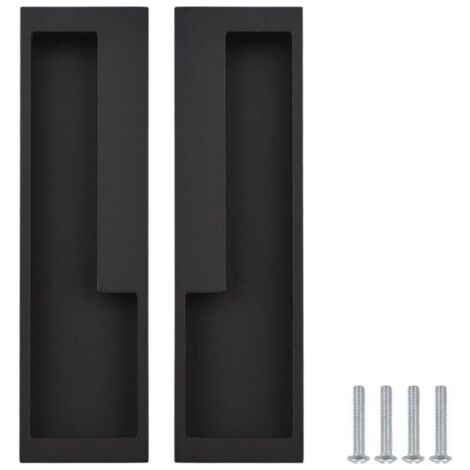 2 Maniglie Ad Anello A Scomparsa In Acciaio Inox 316 Con Viti – Per Barche, Mobili E Portelli, 57x76mm