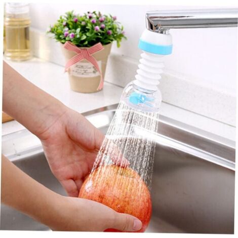 Aeratore Per Rubinetto, Rubinetto Girevole A 360°, Regolatore Del Filtro Del Rubinetto Ugello A Testa Spray Per Cucina E Bagno 2 Modalita Argento 98823381 - Foto 9