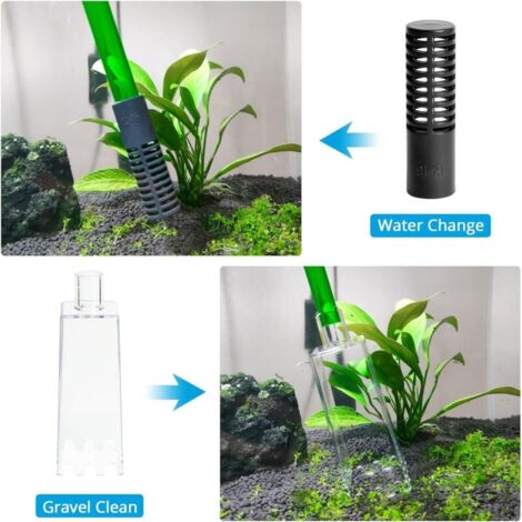 4 Sacchetti Filtro Di Ricambio Per Pulizia Acquario - Per Aspiratore Ghiaia A Batteria