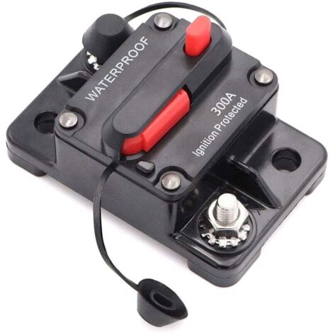 12V 24V 48V DC 30-300A Protezione per auto a batteria Mini interruttore automatico con ripristino manuale Protezione di alimentazione manuale per barca per auto  13