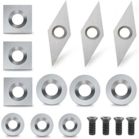 AYYDS Set Di 12 Piastre Di Taglio Reversibili In Metallo Duro CNC Per Tornitura  S1 376499761659