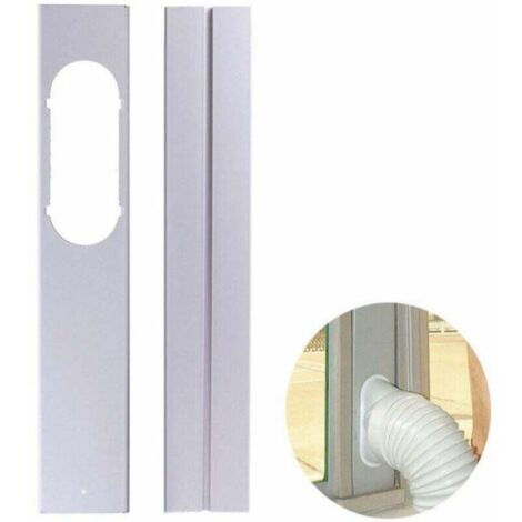 Kit Piastra Regolabile Per Finestra – Adattatore Per Condizionatore Portatile, Lunghezza 43-140 Cm, In PVC E ABS