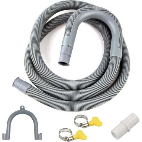 Spares2go Kit Tubi Per Lavatrice: 5m Carico + 2,5m Prolunga Scarico (Diametri 22/19 Mm E 3/4 BSP)