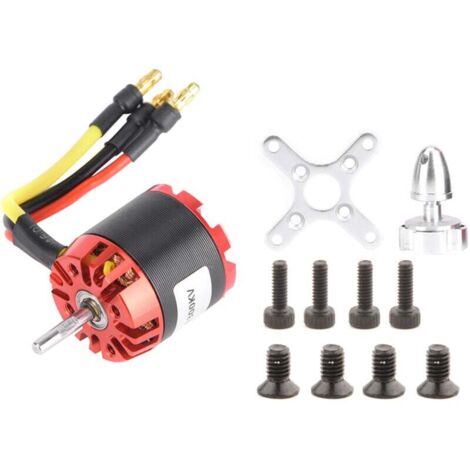 Motore Brushless Rotore Esterno Yctze N2830 1300Kv - In Metallo Per Aeromodelli RC (Sostituisce Shuaiguo) - 4