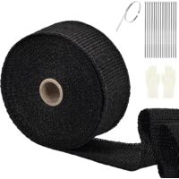 Nastro Termico Isolante In Fibra Di Basalto | 2x10m Per Marmitte E Collettori | Resistente Fino A 1200°C - Foto 6