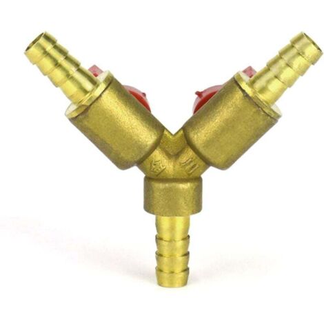 Válvula De Bola De Latón De 3 Vías Con Puerto T/L G1/4 G3/8 G1/2