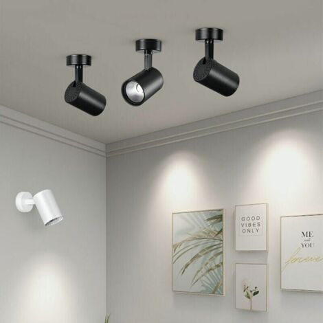 Aplique De Pared LED Orientable B.K.Licht | Base De Madera, Cabezal Ajustable, Para Bombilla GU10 (hasta 9W) - Ideal Para Salón, Dormitorio O Pasillo