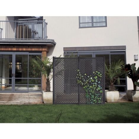 Panneau décoratif PRIVAT 1 x 2 m Anthracite Nortene