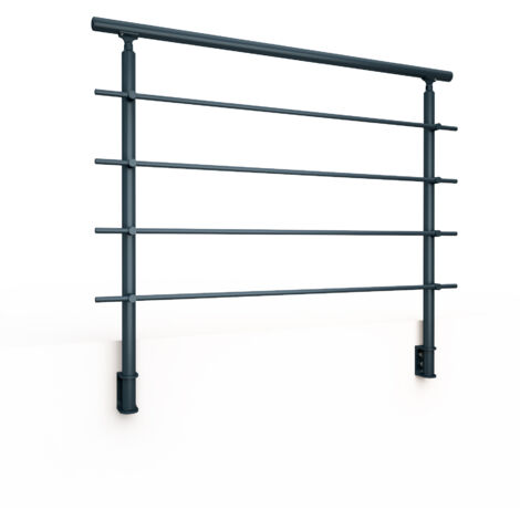 Garde-corps RONDO+ S anthracite 7016 Primo fixation latérale