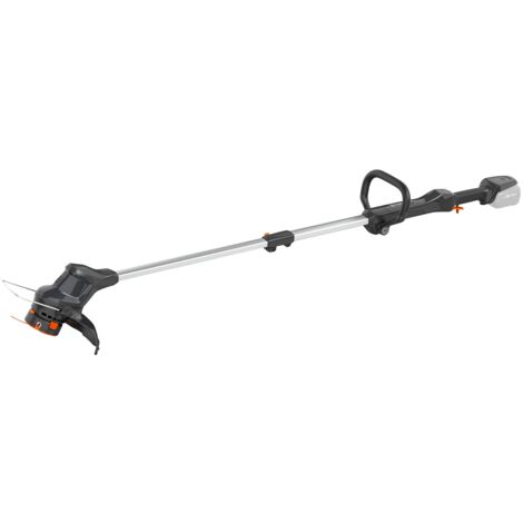 Husqvarna – Coupe-bordure à batterie 18V – Double fil de coupe – Alimentation automatique – Étrier de protection en métal – Pour petits espaces