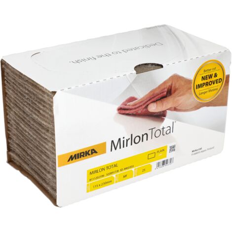 Mirka Mirlon Total 25 Uds Vellón Abrasivo Very Fine Grano 360
