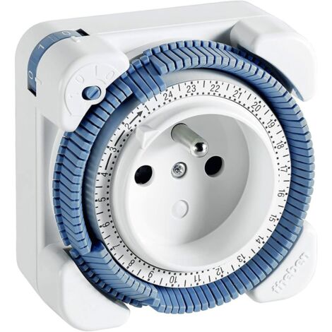 Theben – Prise programmable 16A – Programmation 24h avec intervalles de 15 min – Indice de protection IP20 – Pour appareils électriques domestiques