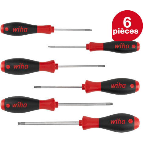 Wiha Jeu de tournevis SoftFinish® TORX® 6 pcs (07155)