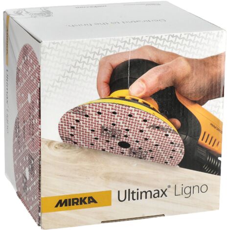 Ultimax Ligno Ø 150 mm disque abrasif auto-agrippant Multifit - G.80 - Boite de 100 - MIRKA - UL6M109980