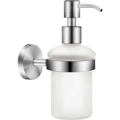 Distributeur De Savon Mural Savinox 850 Ml - Acier Inoxydable Argent