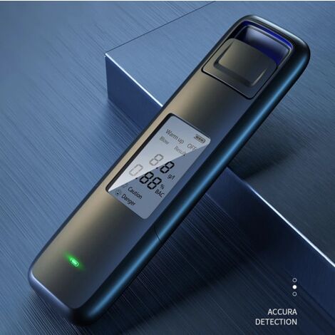 TONOS Ethylotest Électronique NF - Alcotest Professionnel Avec 20 Embouts - Affichage LCD - Usage Domestique
