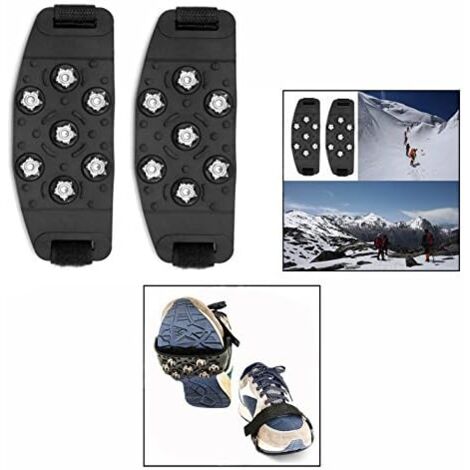 Crampons Antidérapants SIMOND Pour La Glace - Noir, Métal, Neuf