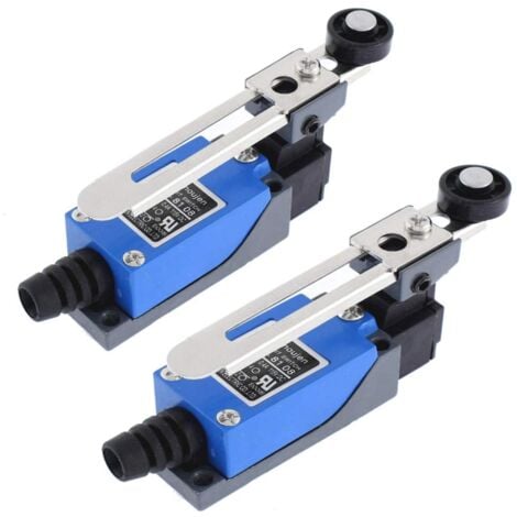 ME 9101 Fin De Course, 250VAC, 50-60Hz, 115VDC, Micro-interrupteur à Levier à Rouleau Réglable, 17,3X2,7X2,4Cm