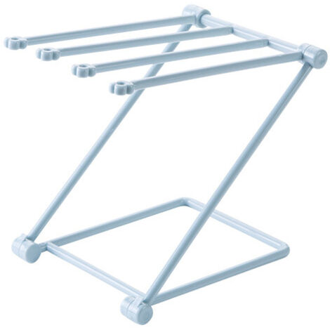 Etage De Serviette Stand Autonome 3 Etage Chiffon De Fer Vertical Porte-Serviettes De Rangement