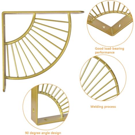 Support Equerre Murale,Équerres Étagère De Fixation Murale Support Etageres Murales Triangle Equerre Etagere Murale Equerre Murale Support Detagere Pour Tablette Murale En Bois Dor 87349979