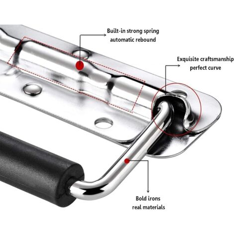 CALLARON 2 Pièces Poignées De Bagages Remplacement Valise Poignée