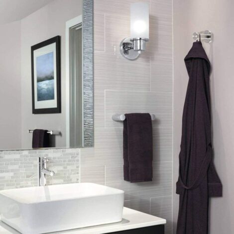 5 Crochets Patere Murale pour Peignoir Serviette Salle de bain wc Accroche Vetement Manteau Porte Torchon en Acier Inoxydable