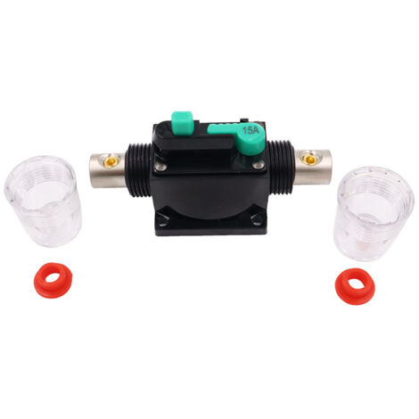 Disjoncteur 80A Porte-fusible Étanche DC12V-24V Avec Réinitialisation Manuelle - Protection Surcharge