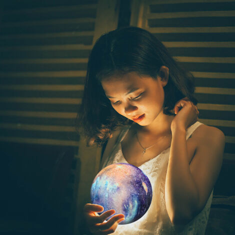 SWTZEQ 3D Lampe Illusion Optique Forme De Bateau LED Veilleuse, Enfants Dorment La Lampe De Chevet 16 Couleurs Télécommande Lampe Pour Nouvel An Noël Enfants Chambre Décor à La Maison