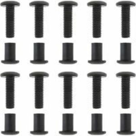 10 Pezzi M8 Viti A Testa Zigrinata Piatta In Acciaio Al Carbonio Zincato Viti A Testa Zigrinata Accessori Per Strumenti Di Riparazione M8 16 10 Pezzi 57732927