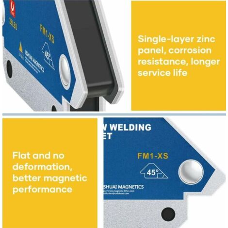 Aimant Soudure, 4 PCS Soudure Aimant Force de Maintien 12.5kg de ...