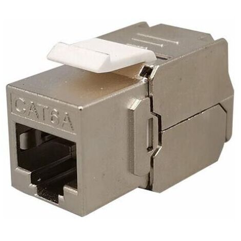 4x module Keystone cat 6A RJ45 blindé snap-in avec 2x prise murale réseau 4x module Keystone cat 6A RJ45 blindé snap-in avec 2x prise murale réseau