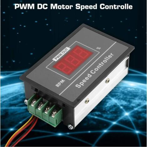 Régulateur PWM 6-60V 30A Pour Moteur DC – Réglage Vitesse 0-100% – Commutateur Avant/arrière
