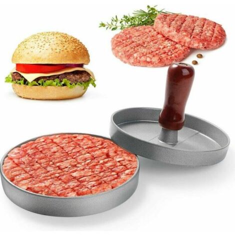 Kit Presse à Hamburger 3 En 1 - Pour Burgers, Boulettes Et Boules De Riz, Avec 100 Papiers Anti-adhésifs - En Plastique PP Sans BPA - 4