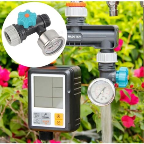 Régulateur De Pression D'Eau G3/4 Avec Manomètre - Réglable Pour Jardin Et Irrigation