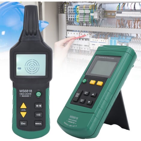 MY6818 Détecteur de cble multifonction Outil de diagnostic de recherche de testeur de court-circuit de fil souterrain