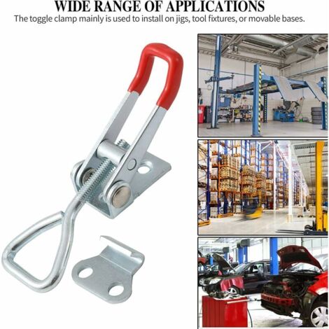 8x Kniehebelspanner 350kg - Selbsthemmend, Verstellbar Für Werkstatt & Schränke